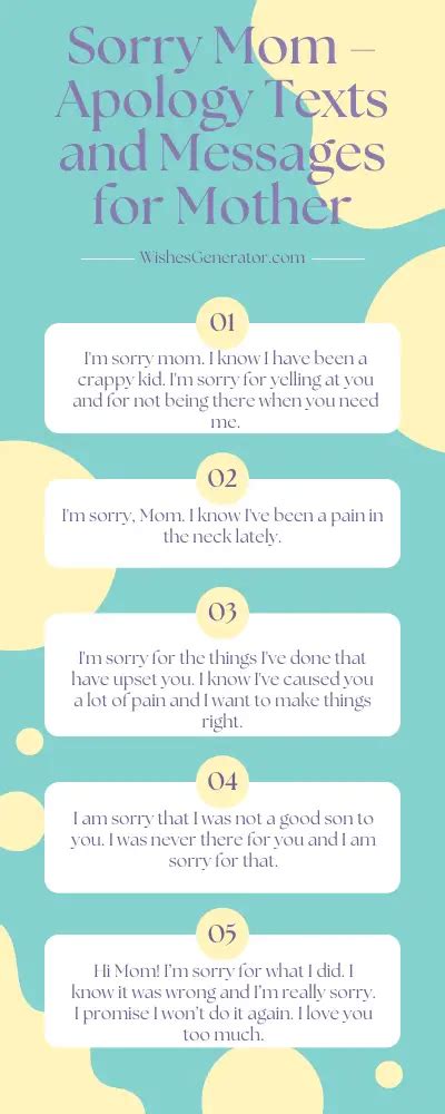 126 Sorry Mom Apology Texts And Messages For Mother