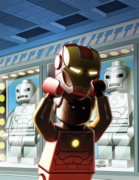 Marvel Comics Of The 1980s Lego Homage To Invincible Iron Man 170