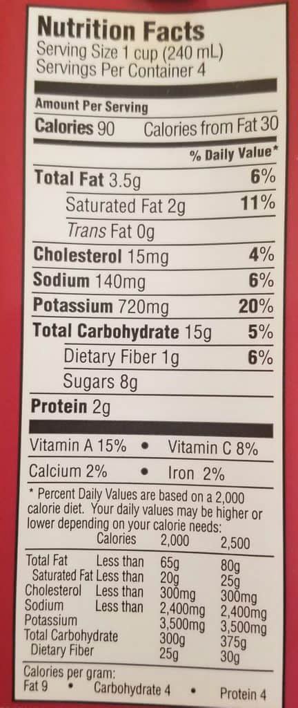 34 Tomato Soup Nutrition Label Labels For Your Ideas