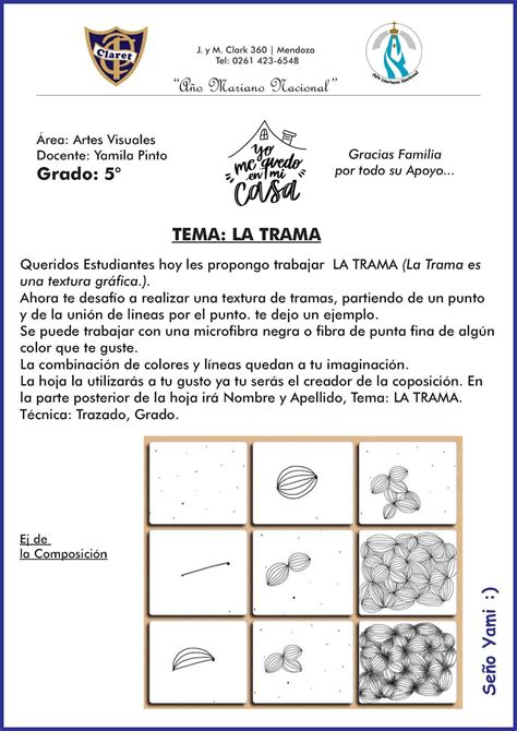 Actividades Áreas Especiales Artes Visuales De 1ro A 7mo E InformÁtica