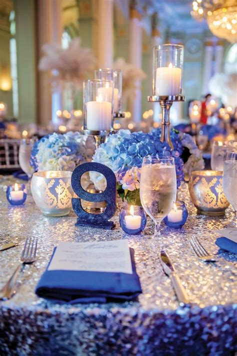 I spent alot of time looking online for cords, since we had a limited budget, and this was by far the best deal. Luxurious Cobalt Blue & Silver Atlanta Wedding: Nikia ...
