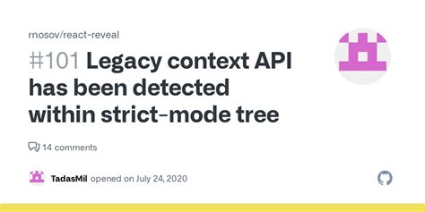 Legacy Context Api Has Been Detected Within Strict Mode Tree Issue