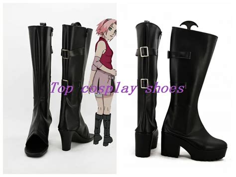 Freeshipping Anime Naruto Haruno Sakura Sakura Haruno Cosplay Boots