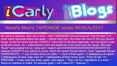 Nevels Moms Tapenade Recipe Revealed Iblog Youtube