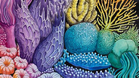 Rainbow Coral Reef — Stephanie Kilgast Contemporary Sculptures And Art