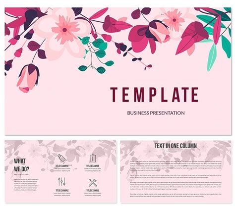 Beautiful Flowers Powerpoint Templates