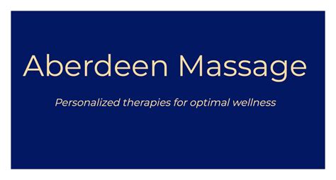 Contact Aberdeen Massage — Aberdeen Massage