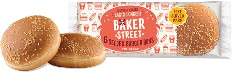 Seeded Burger Buns Baker Street