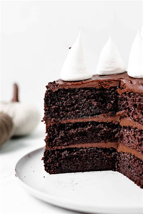 Decadent Triple Layer Chocolate Cake With Ganache