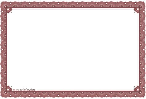 These can be used in word documents. Certificate Templates