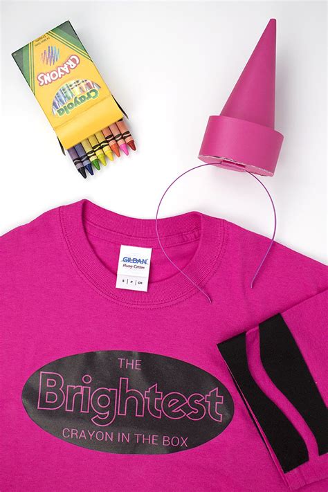 Diy crayon ideas check out these amazing crayon ideas to boost your creativity and imagination! DIY Brightest Crayon Costume — Party HarDIY | Crayon costume, Bright crayons, Diy costumes women