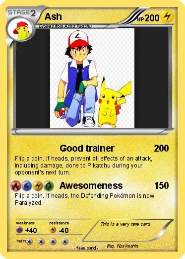 Pokémon Ash 2958 2958 Good Trainer My Pokemon Card