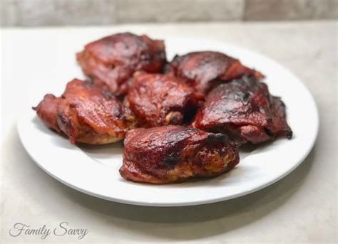 How to get maximum flavor in instant pot instead of broiling the chicken thighs, you can brush the chicken with sauce (check out our barbecue sauce series for a new favorite!) and then add. Instant Pot BBQ Chicken Thighs Recipe | Family Savvy