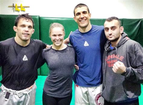 Picture Rener Gracie With Ufc Champ Ronda Rousey And Martial Arts