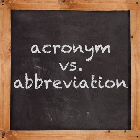 Whats The Difference Between Acronyms Vs Abbreviations Everything