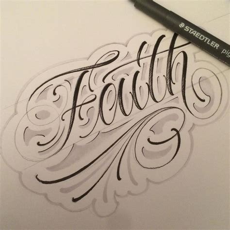 Brigantetattoo On Instagram Faith Cursive Tattoos Tattoo