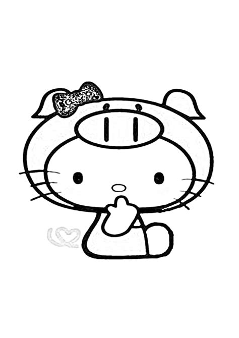 36 Unicornio Dibujos Para Colorear Hello Kitty