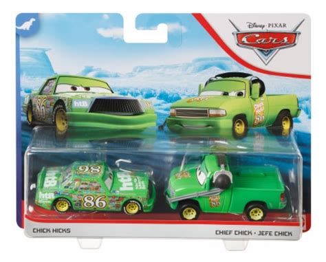 Disney Pixar Cars Chick Hicks Chief Dinoco 400 Vehicles 2 Pc Jay C