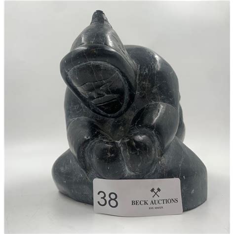 Large Soapstone Carving 7 Tall
