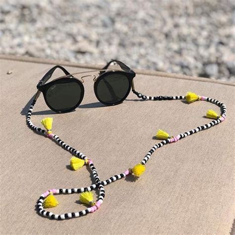 Personalised Handmade Trendy Eyeglass Chains Beads Sunglass Etsy