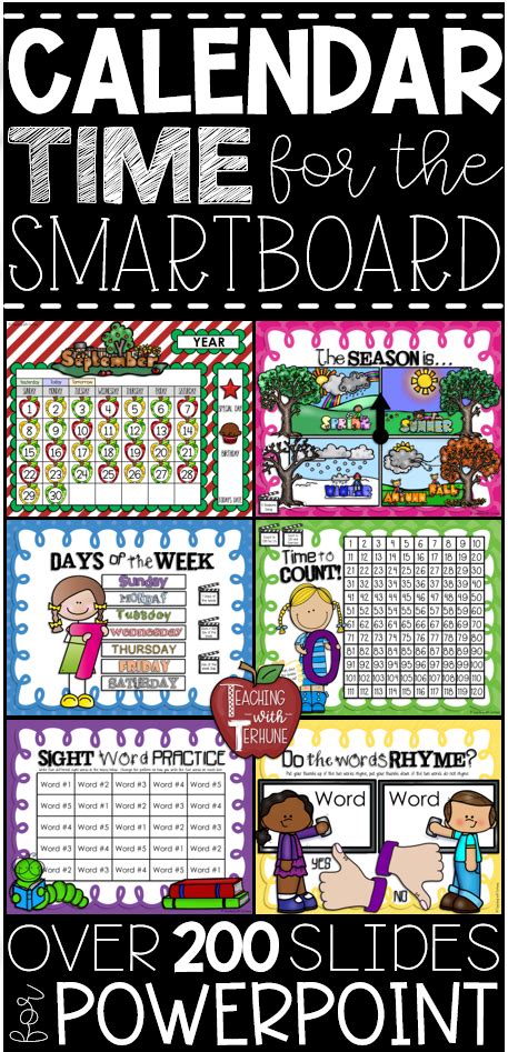 Calendar Time For The Smartboard Calendar Lessons Calendar Time