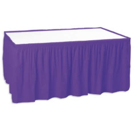 Purple Table Skirt Fiesta Party Supplies