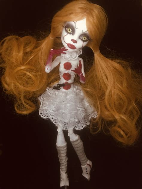 Doll Repaint Pennywise Repainting Monster High Clown Dancing Oak
