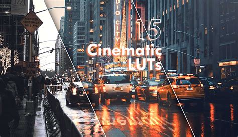 15 Cinematic Luts Pack For Premiere Pro Davinci And Final Cut