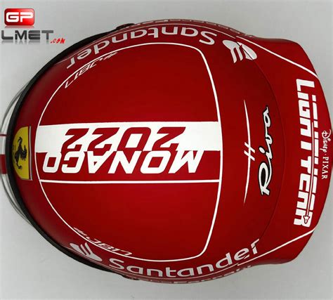 Charles Leclerc 2022 Monaco Gp Replica Helmet Ferrari F1 Gpbox