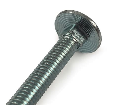 M10 M12 M16 Zinc Cup Square Carriage Bolt Coach Screw With Hex Full