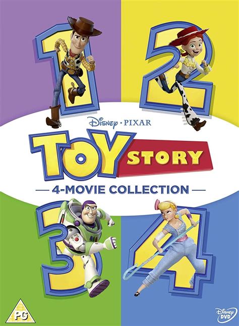Disney And Pixars Toy Story 1 4 Boxset Dvd 2019 Uk Tom
