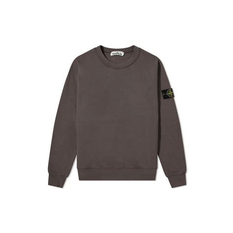 Stone Island Cotton Dark Grey Sweatshirt Clothing From N22 Menswear Uk