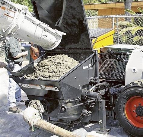 Loader Concrete Pump Bobcat For Construction