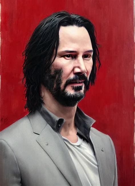 Grandiose Epic Portrait Of Keanu Reeves Detailed Stable Diffusion