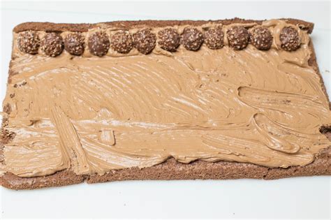 Hazelnut Log Cake Ferrero Rocher Inspired Momsdish