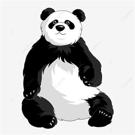 Giant Panda Clipart Png Images Giant Panda Clipart Hand Drawn Cute