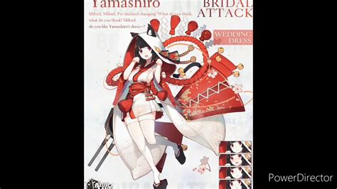 All Oathwedding Skins In Azur Lane Taihou Noshiro And York Update