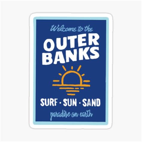 Outer Banks Tv Show Sticker For Sale By Stephanie202318 Redbubble