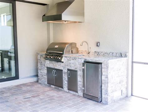 Brilliance In Bridgetown Custom Outdoor Kitchen Elegant Outdoor Kitchens