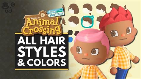 The top 6 stylish hairstyles is an item in animal crossing: Animal Crossing New Horizons | All Hairstyles & Color ...