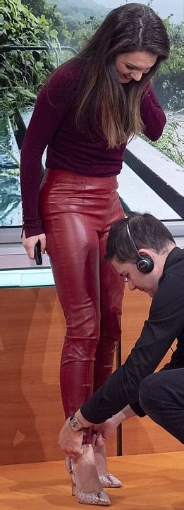 Lovely Ladies In Leather Laura Tobin In Leather Pants