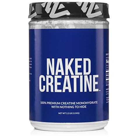 Naked Creatine Monohydrate Supplement For Muscle Growth And Strength Gains