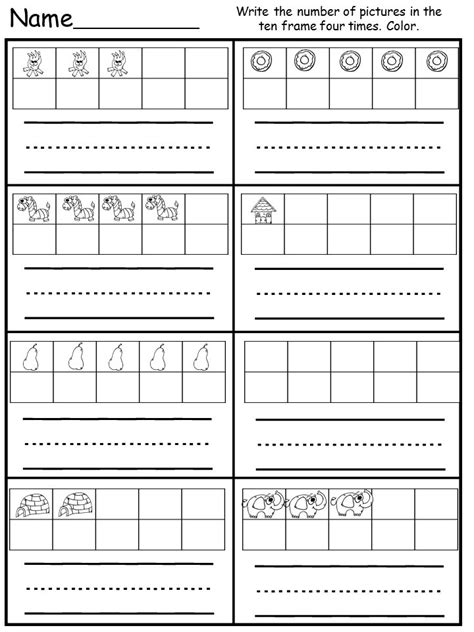 Writing Numbers 0 To 10 Worksheets