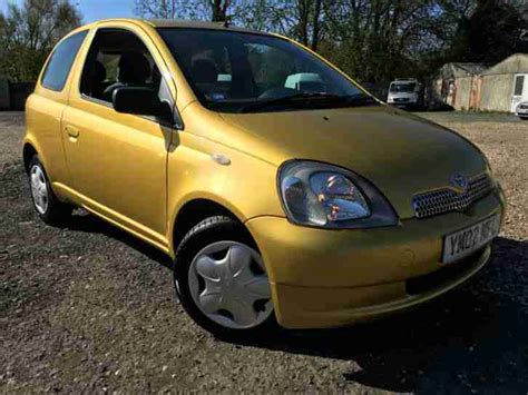 Toyota 2002 02 Yaris 10 16v Vvti Gls 3door 998cc 67k Miles Fsh Car