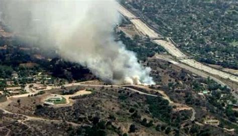 Canyon Fire Near La Verne Threatening Homes Forcing Evacuations