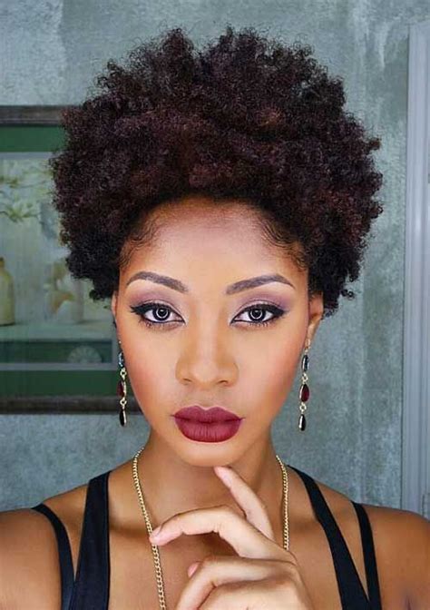 15 Best Short Natural Hairstyles For Black Women Short Natural Hair Styles Curly Hair Styles