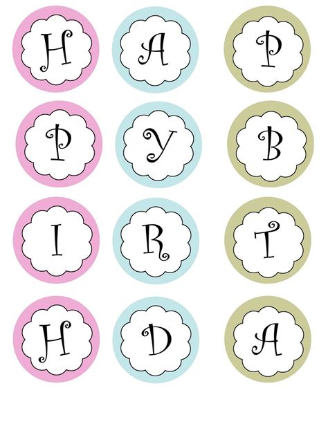 I hope this floral free printable alphabet letters banner is popular, because i have one other floral banner (scroll down to see it) and i don't even like it. Printable Banners Templates Free | Print your own birthday ...