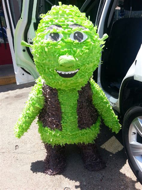 Shrek Piñata For Tonys Birthday Shrek Kids Party Boy Birthday