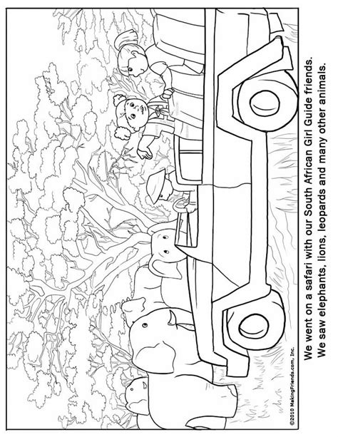 south africa guide coloring page makingfriendsmakingfriends