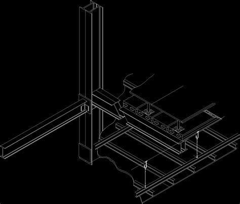 Detail Steel Beam Dwg Detail For Autocad Designs Cad